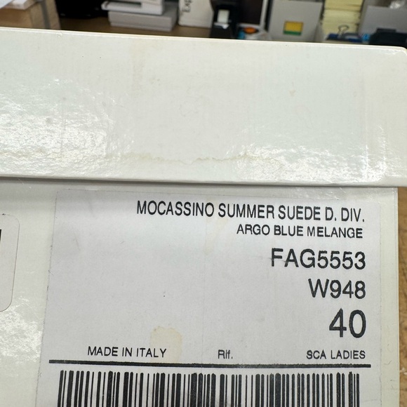 Loro Piana Dark Blue Suede Loafers - Picture 7 of 7